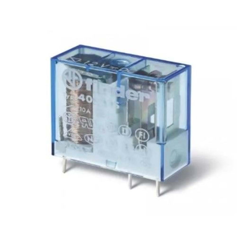 Finder 40.51.9.012.0000 12VDC 10A Tek Kontak Röle