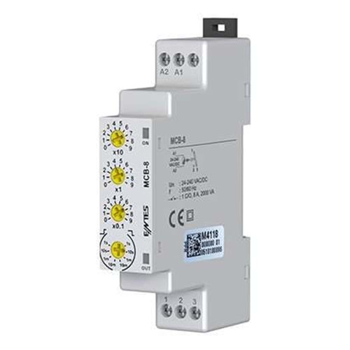 MCB-8 0,1 sn - 999 dk Zaman Rölesi