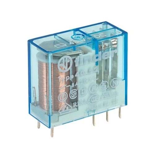 Finder 40.52.9.048.0000 48VDC 8A Çift Kontak Röle