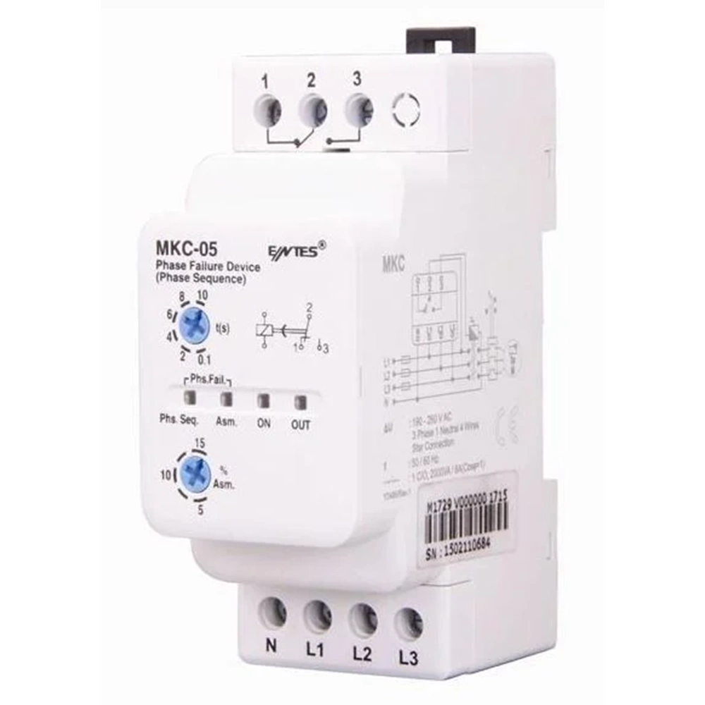 MKC-05 Motor Faz Koruma Rölesi