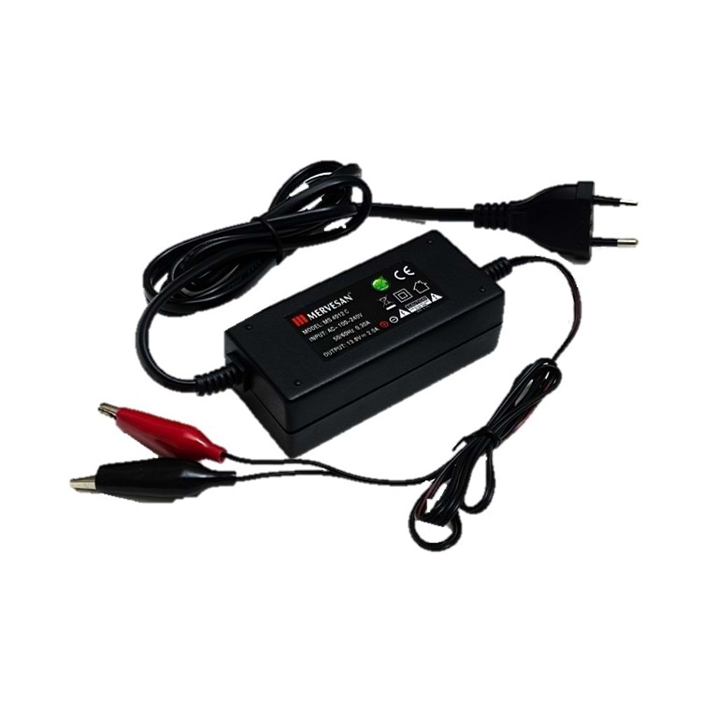 Mervesan MT-4024C 24V 1A Akü Şarj Adaptörü
